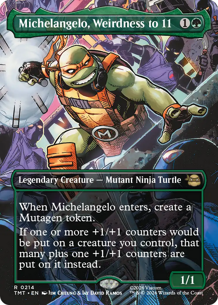Magic: The Gathering - Michelangelo, Weirdness to 11 - Teenage Mutant Ninja Turtles