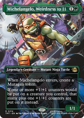 Magic: The Gathering - Michelangelo, Weirdness to 11 - Teenage Mutant Ninja Turtles