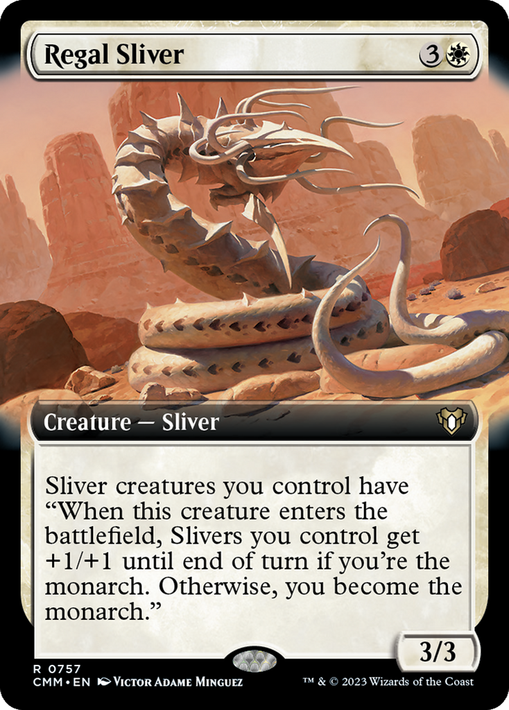 Magic: The Gathering - Regal Sliver Foil - Commander Masters