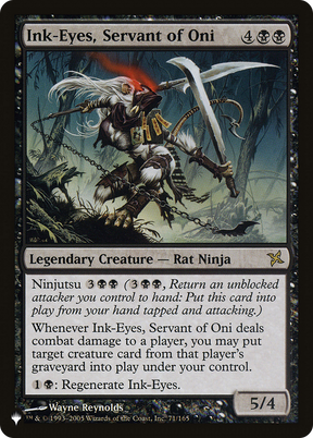 Magic: The Gathering - Ink-Eyes, Servant of Oni - The List