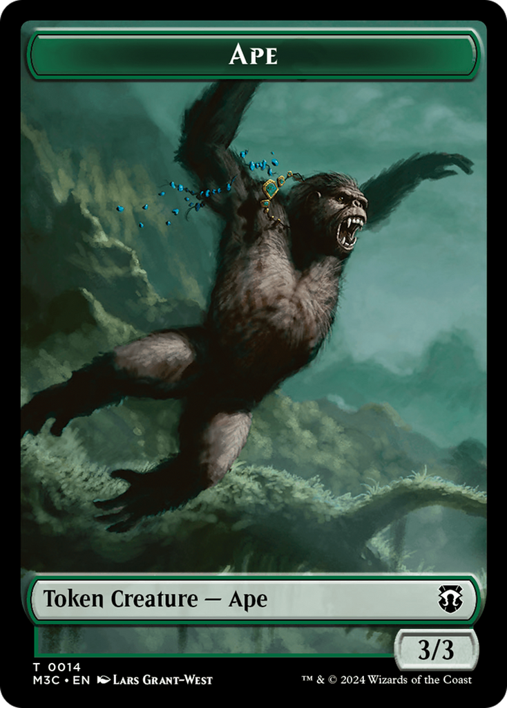 Magic: The Gathering - Ape Token - Modern Horizons 3 Commander Tokens