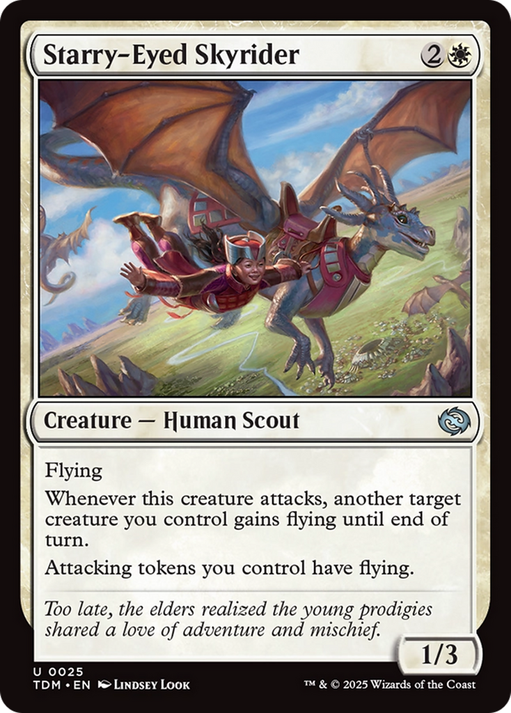 Magic: The Gathering - Starry-Eyed Skyrider - Tarkir: Dragonstorm
