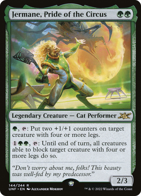 Magic: The Gathering - Jermane, Pride of the Circus - Unfinity