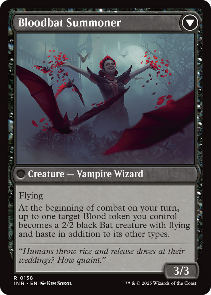 Magic: The Gathering - Voldaren Bloodcaster // Bloodbat Summoner Foil - Innistrad Remastered