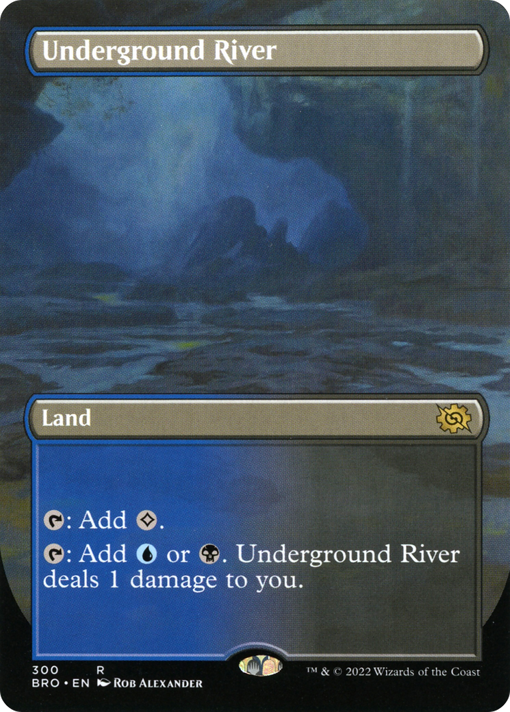 Magic: The Gathering - Underground River Foil - The Brothers' War