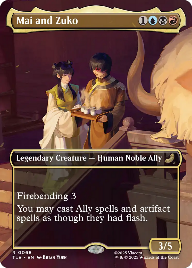 Magic: The Gathering - Mai and Zuko Foil - Avatar: The Last Airbender Eternal