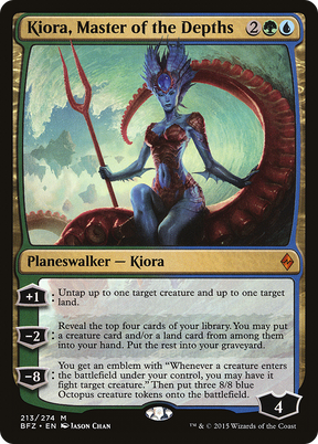 Magic: The Gathering - Kiora, Master of the Depths Foil - Battle for Zendikar