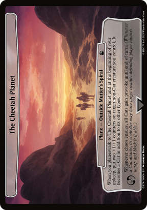 Magic: The Gathering - The Cheetah Planet - Doctor Who