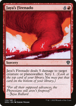 Magic: The Gathering - Jaya's Firenado Foil - Dominaria United