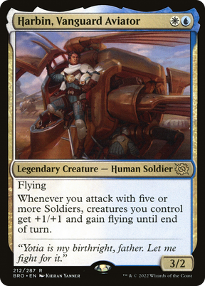Magic: The Gathering - Harbin, Vanguard Aviator Foil - The Brothers' War