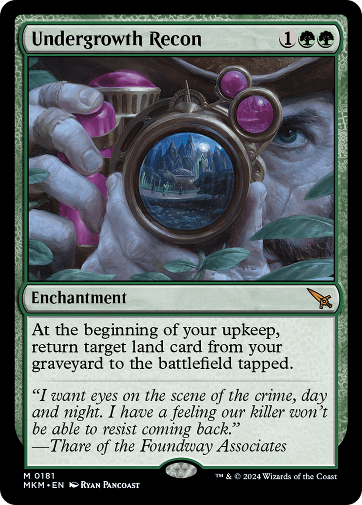 Magic: The Gathering - Undergrowth Recon Foil - Murders at Karlov Manor