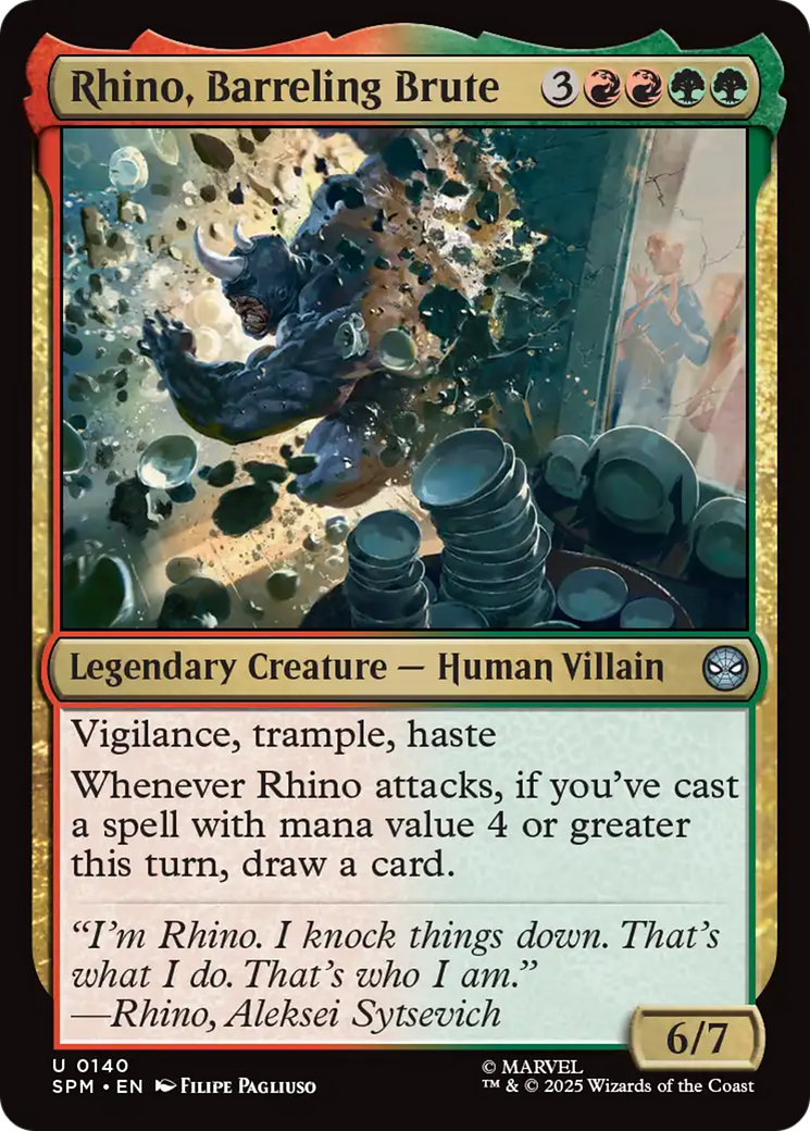 Magic: The Gathering - Rhino, Barreling Brute - Marvel's Spider-Man
