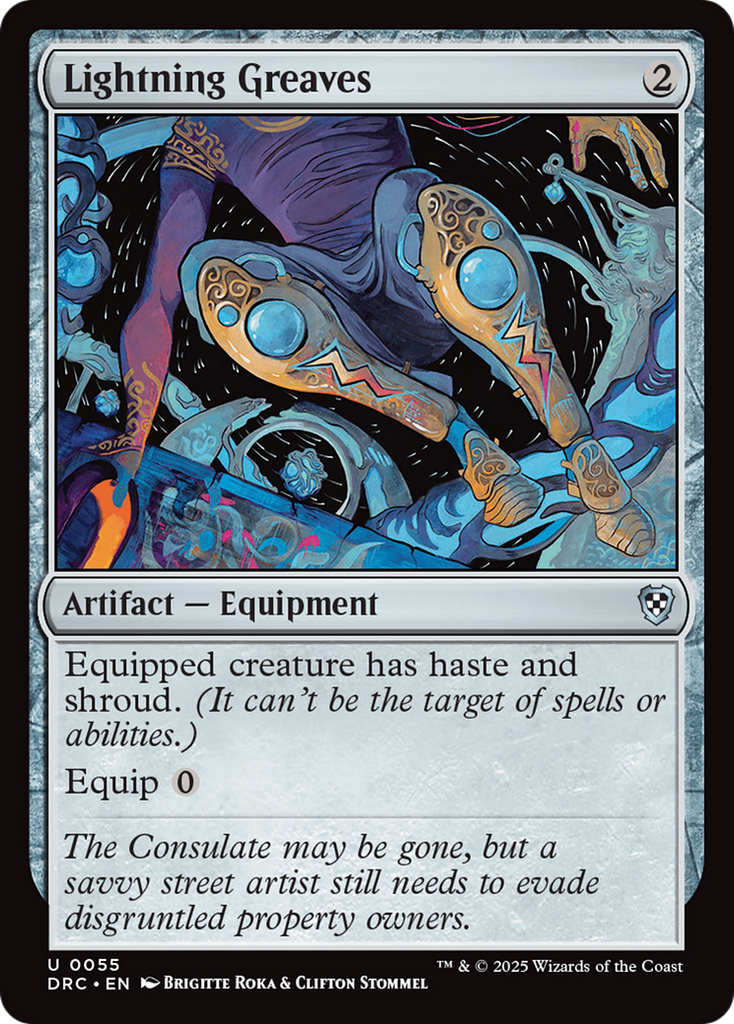 Magic: The Gathering - Lightning Greaves - Aetherdrift Commander