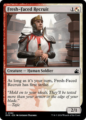 Magic: The Gathering - Fresh-Faced Recruit Foil - Ravnica Remastered