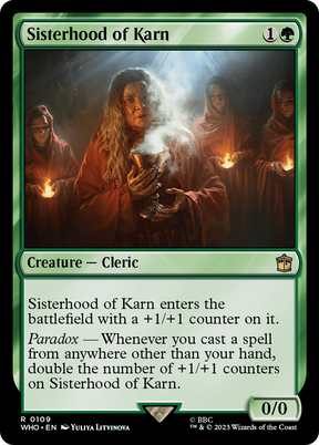Magic: The Gathering - Sisterhood of Karn Foil - Doctor Who