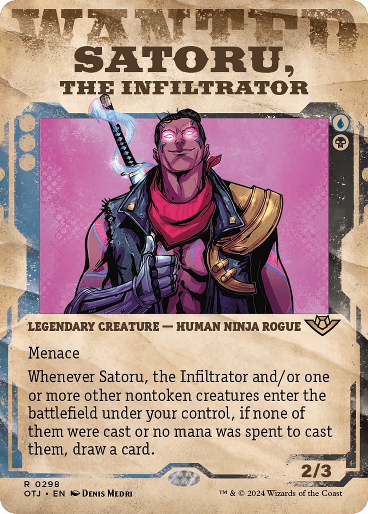 Magic: The Gathering - Satoru, the Infiltrator - Outlaws of Thunder Junction