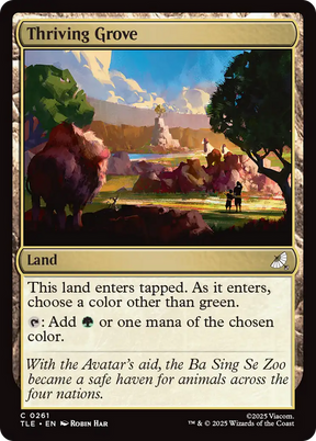 Magic: The Gathering - Thriving Grove Foil - Avatar: The Last Airbender Eternal