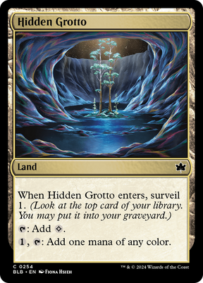 Magic: The Gathering - Hidden Grotto Foil - Bloomburrow