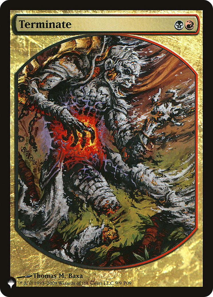 Magic: The Gathering - Terminate - The List