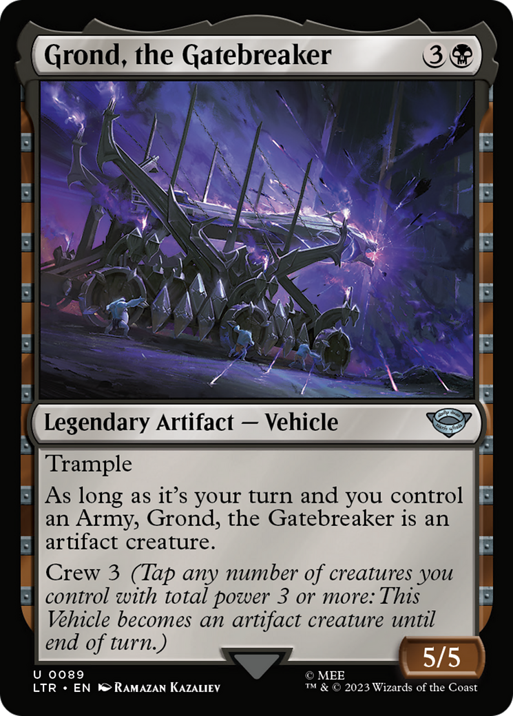 Magic: The Gathering - Grond, the Gatebreaker - The Lord of the Rings: Tales of Middle-earth