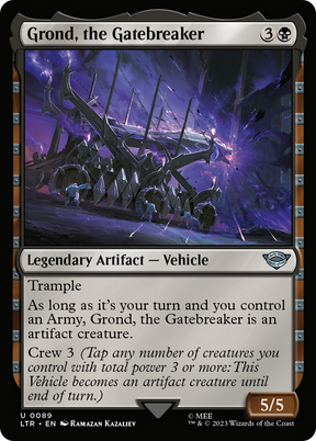 Magic: The Gathering - Grond, the Gatebreaker - The Lord of the Rings: Tales of Middle-earth