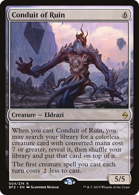 Magic: The Gathering - Conduit of Ruin Foil - Battle for Zendikar
