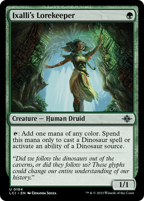 Magic: The Gathering - Ixalli's Lorekeeper Foil - The Lost Caverns of Ixalan