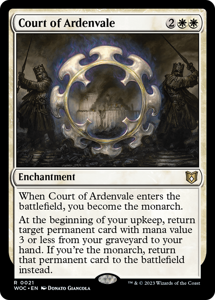 Magic: The Gathering - Court of Ardenvale Foil - Wilds of Eldraine Commander