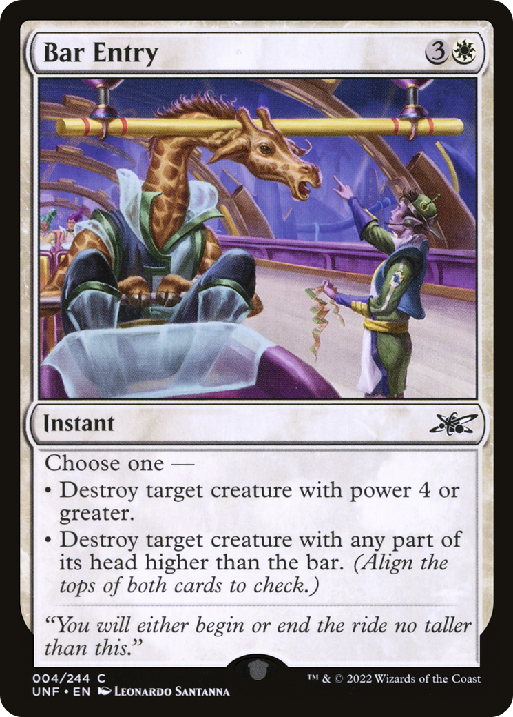 Magic: The Gathering - Bar Entry - Unfinity