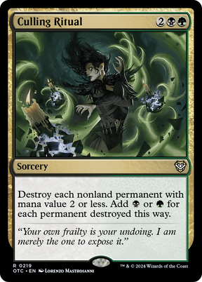 Magic: The Gathering - Culling Ritual - Outlaws of Thunder Junction Commander