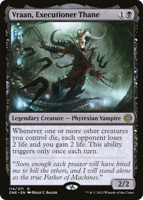 Magic: The Gathering - Vraan, Executioner Thane Foil - Phyrexia: All Will Be One