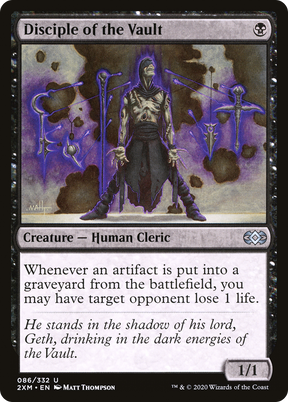 Magic: The Gathering - Disciple of the Vault Foil - Double Masters