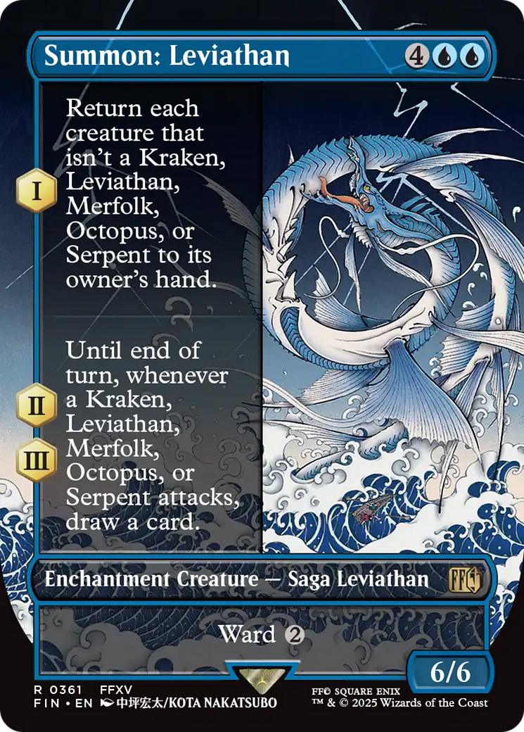 Magic: The Gathering - Summon: Leviathan Foil - Final Fantasy