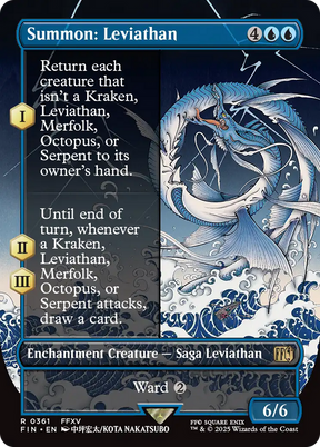 Magic: The Gathering - Summon: Leviathan Foil - Final Fantasy