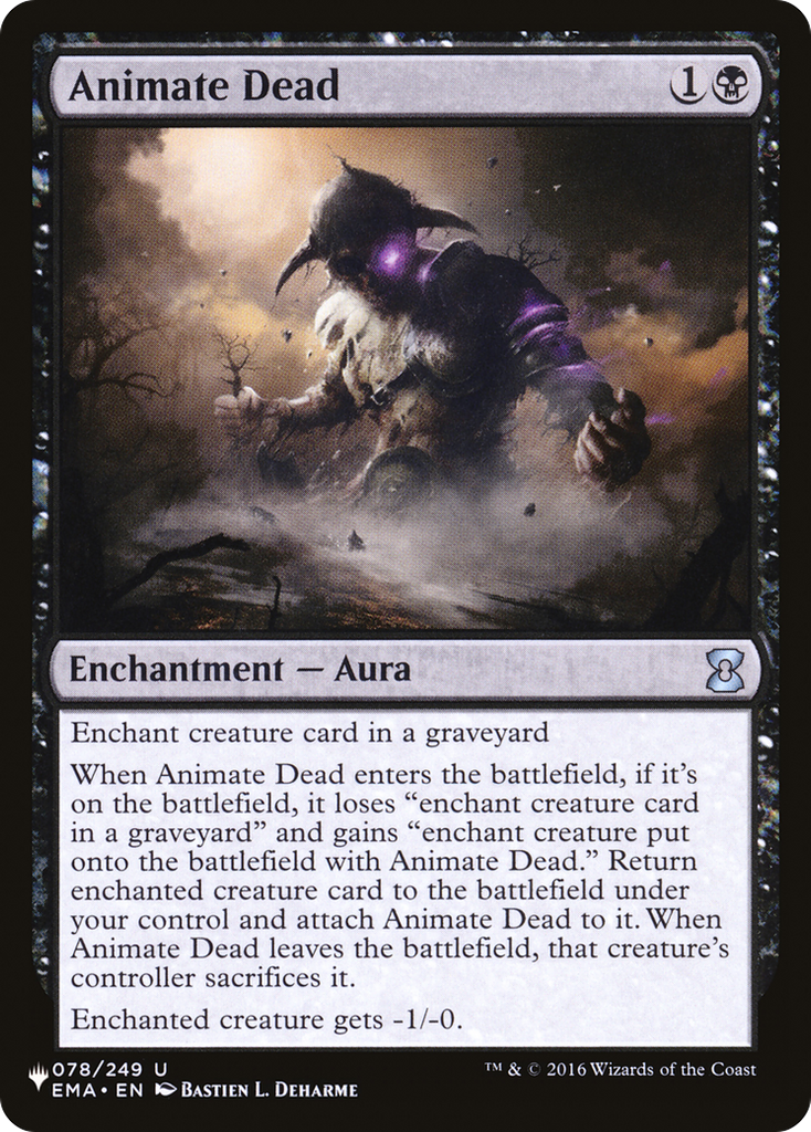 Magic: The Gathering - Animate Dead - The List