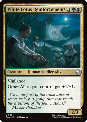 Magic: The Gathering - White Lotus Reinforcements - Avatar: The Last Airbender