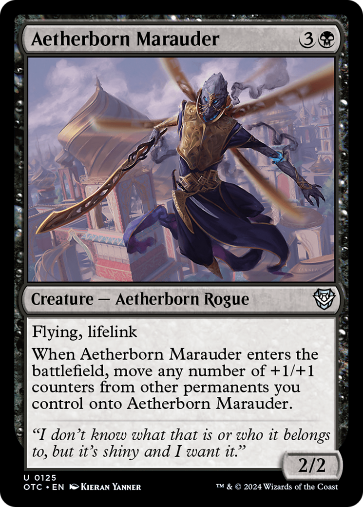Magic: The Gathering - Aetherborn Marauder - Outlaws of Thunder Junction Commander