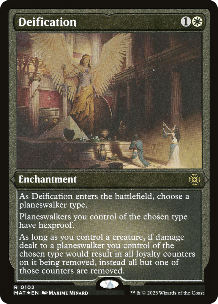 Magic: The Gathering - Deification Foil - March of the Machine: The Aftermath