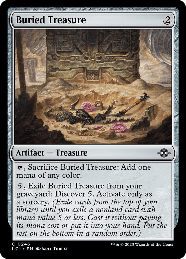 Magic: The Gathering - Buried Treasure Foil - The Lost Caverns of Ixalan