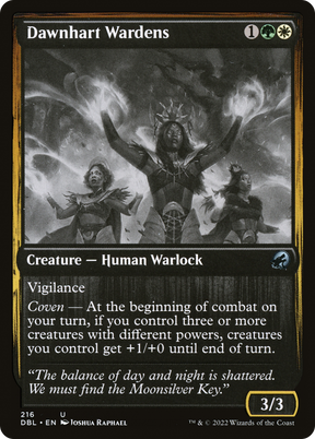 Magic: The Gathering - Dawnhart Wardens Foil - Innistrad: Double Feature