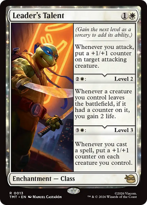 Magic: The Gathering - Leader's Talent Foil - Teenage Mutant Ninja Turtles