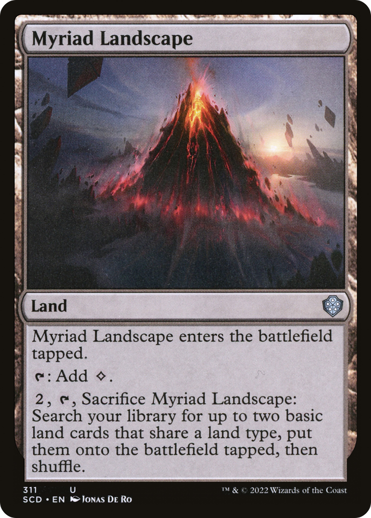 Magic: The Gathering - Myriad Landscape - Starter Commander Decks
