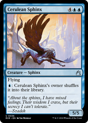 Magic: The Gathering - Cerulean Sphinx Foil - Ravnica Remastered