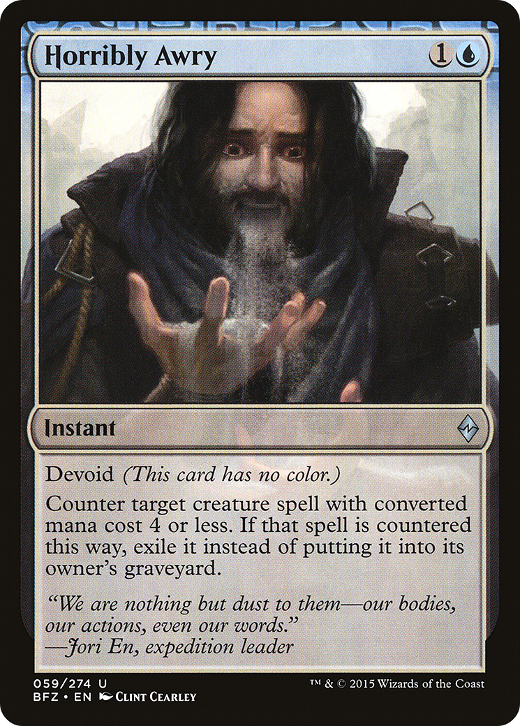 Magic: The Gathering - Horribly Awry Foil - Battle for Zendikar