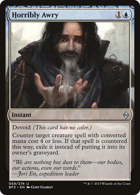 Magic: The Gathering - Horribly Awry Foil - Battle for Zendikar
