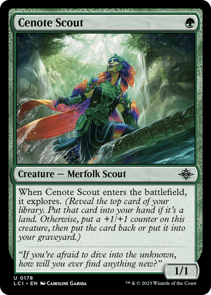 Magic: The Gathering - Cenote Scout - The Lost Caverns of Ixalan