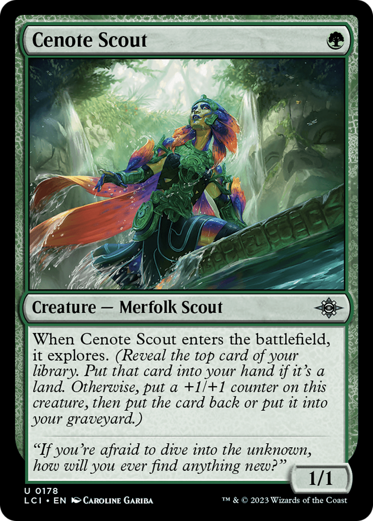 Magic: The Gathering - Cenote Scout Foil - The Lost Caverns of Ixalan