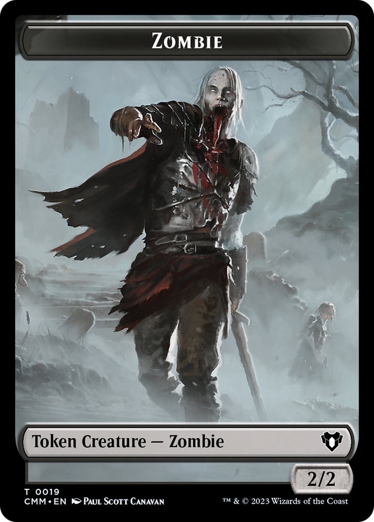 Magic: The Gathering - Zombie Token - Commander Masters Tokens