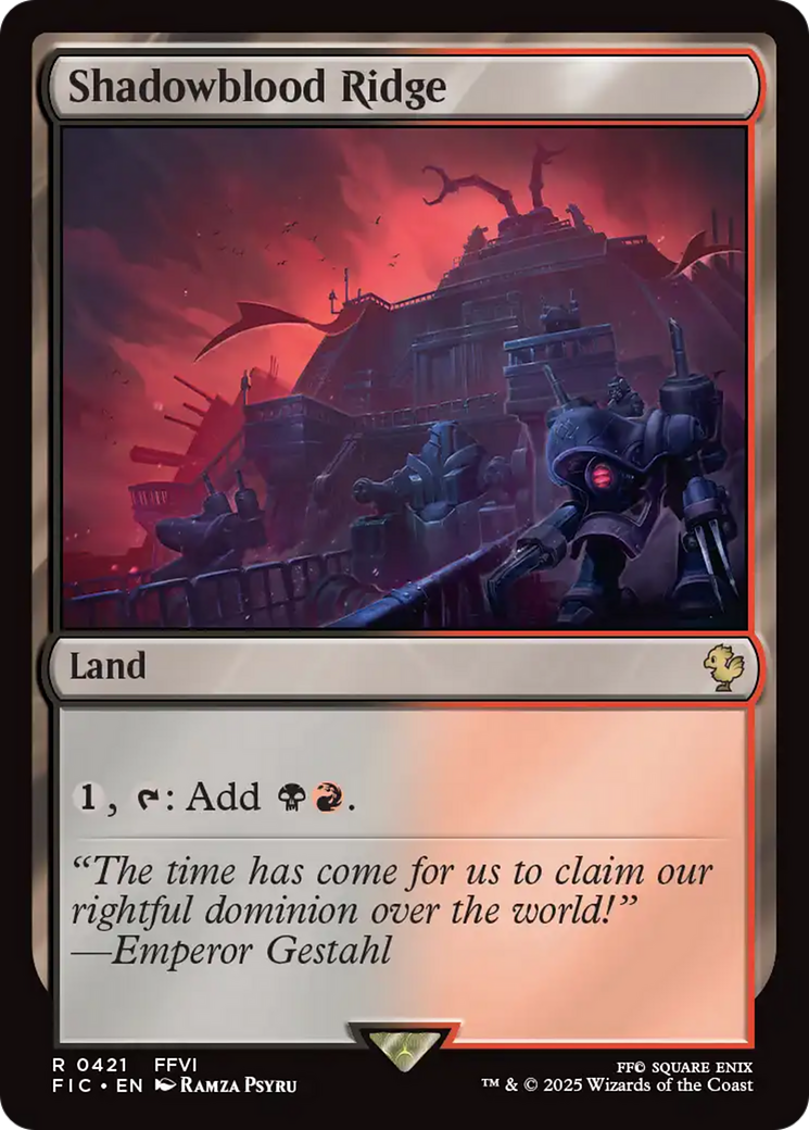 Magic: The Gathering - Shadowblood Ridge - Final Fantasy Commander