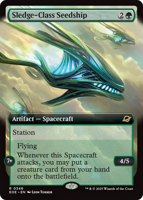 Magic: The Gathering - Sledge-Class Seedship Foil - Edge of Eternities